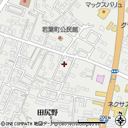 秋田県由利本荘市石脇田尻野10-135周辺の地図