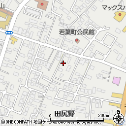 秋田県由利本荘市石脇田尻野10-55周辺の地図