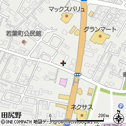 秋田県由利本荘市石脇田尻野2-117周辺の地図