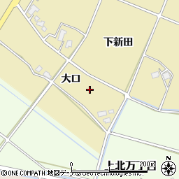 岩手県花巻市鍋倉大口周辺の地図