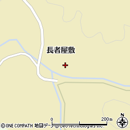 秋田県由利本荘市福山長者屋敷3-1周辺の地図