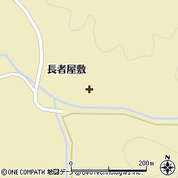 秋田県由利本荘市福山長者屋敷1周辺の地図