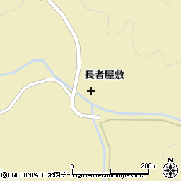 秋田県由利本荘市福山長者屋敷14-1周辺の地図