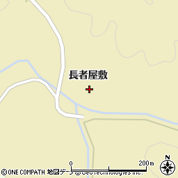 秋田県由利本荘市福山長者屋敷13-1周辺の地図