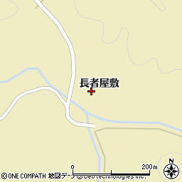 秋田県由利本荘市福山長者屋敷11周辺の地図