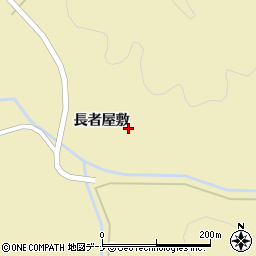 秋田県由利本荘市福山長者屋敷4周辺の地図