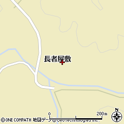 秋田県由利本荘市福山長者屋敷6周辺の地図