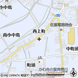 秋田県大仙市角間川町町頭周辺の地図