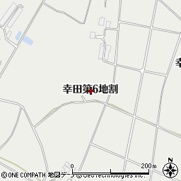 岩手県花巻市幸田第６地割周辺の地図