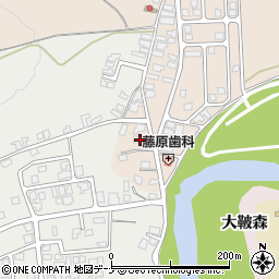 秋田県由利本荘市大浦八走252周辺の地図