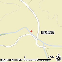 秋田県由利本荘市福山長者屋敷21周辺の地図