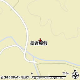 秋田県由利本荘市福山長者屋敷8周辺の地図