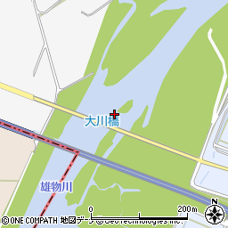 大川橋周辺の地図