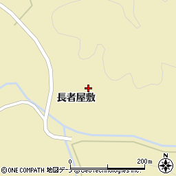 秋田県由利本荘市福山長者屋敷5周辺の地図