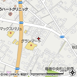 秋田県由利本荘市石脇田尻野2-70周辺の地図
