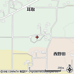 秋田県仙北郡美郷町天神堂耳取138周辺の地図