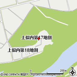 岩手県花巻市上似内第１７地割周辺の地図