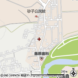 秋田県由利本荘市大浦八走247周辺の地図