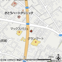 ローソン本荘石脇店周辺の地図