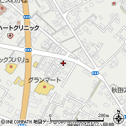 秋田県由利本荘市石脇田尻野2-75周辺の地図