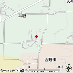 秋田県仙北郡美郷町天神堂耳取115周辺の地図