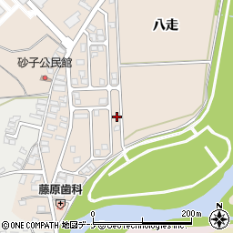 秋田県由利本荘市大浦八走51-23周辺の地図