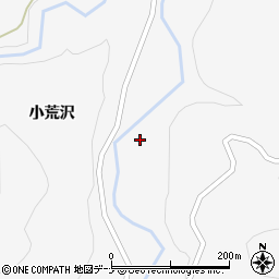 秋田県大仙市南外小荒沢71周辺の地図