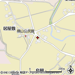 秋田県由利本荘市福山烏岡88周辺の地図