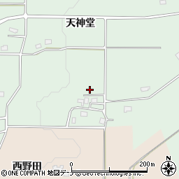 秋田県仙北郡美郷町天神堂天神堂周辺の地図