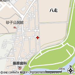 秋田県由利本荘市大浦八走51-22周辺の地図