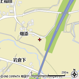 秋田県由利本荘市福山畑添47周辺の地図