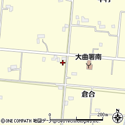 秋田県美郷町（仙北郡）佐野（倉合）周辺の地図