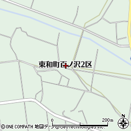 岩手県花巻市東和町百ノ沢周辺の地図