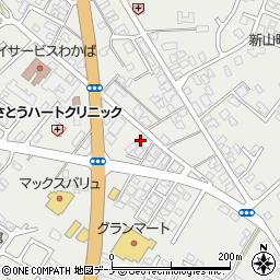 秋田県由利本荘市石脇田尻野4-24周辺の地図