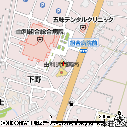 秋田県由利本荘市川口家後周辺の地図
