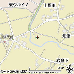 秋田県由利本荘市福山畑添44周辺の地図