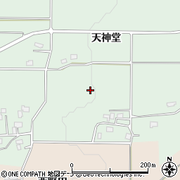 秋田県仙北郡美郷町天神堂周辺の地図