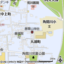 勝軍山神社周辺の地図