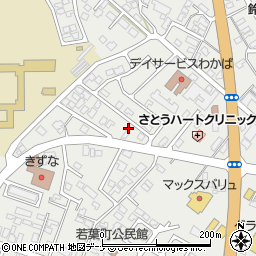 秋田県由利本荘市石脇田尻野8-27周辺の地図