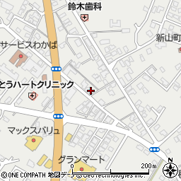 秋田県由利本荘市石脇赤兀1-21周辺の地図