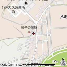秋田県由利本荘市大浦八走29周辺の地図