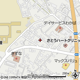 秋田県由利本荘市石脇田尻野8-25周辺の地図