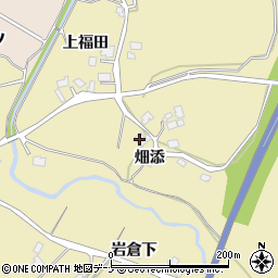 秋田県由利本荘市福山畑添28周辺の地図