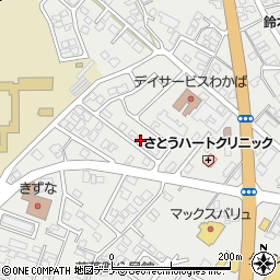 秋田県由利本荘市石脇田尻野8-33周辺の地図