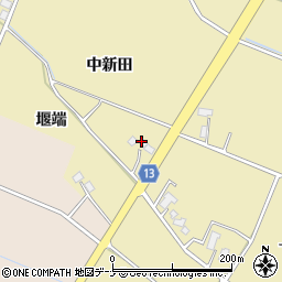 岩手県花巻市鍋倉（中新田）周辺の地図