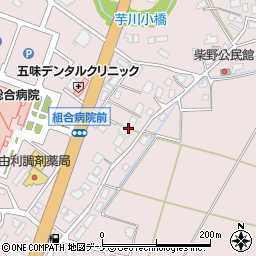 秋田県由利本荘市川口家ノ後周辺の地図