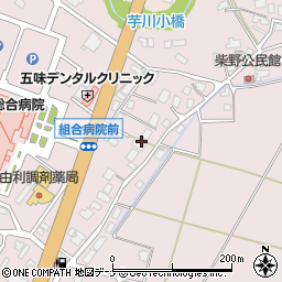 秋田県由利本荘市川口（家ノ後）周辺の地図