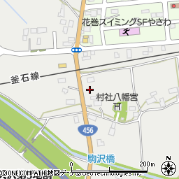 岩手県花巻市矢沢第４地割140周辺の地図