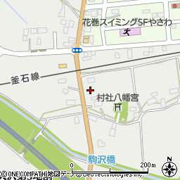 岩手県花巻市矢沢第４地割140周辺の地図