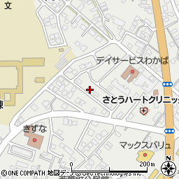 秋田県由利本荘市石脇田尻野8-35周辺の地図